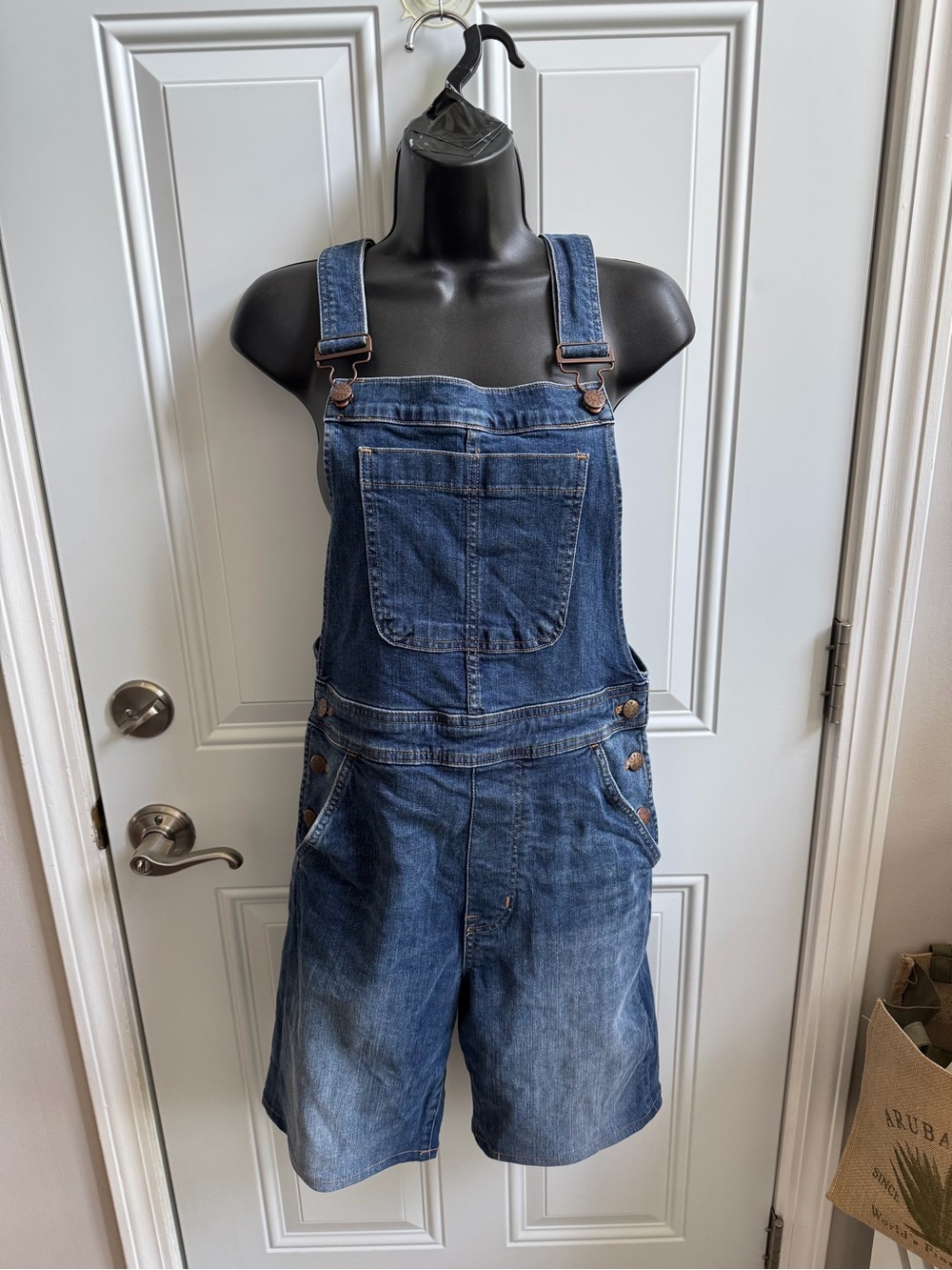 JCrew Casual Blue Denim Women’s Short Overalls